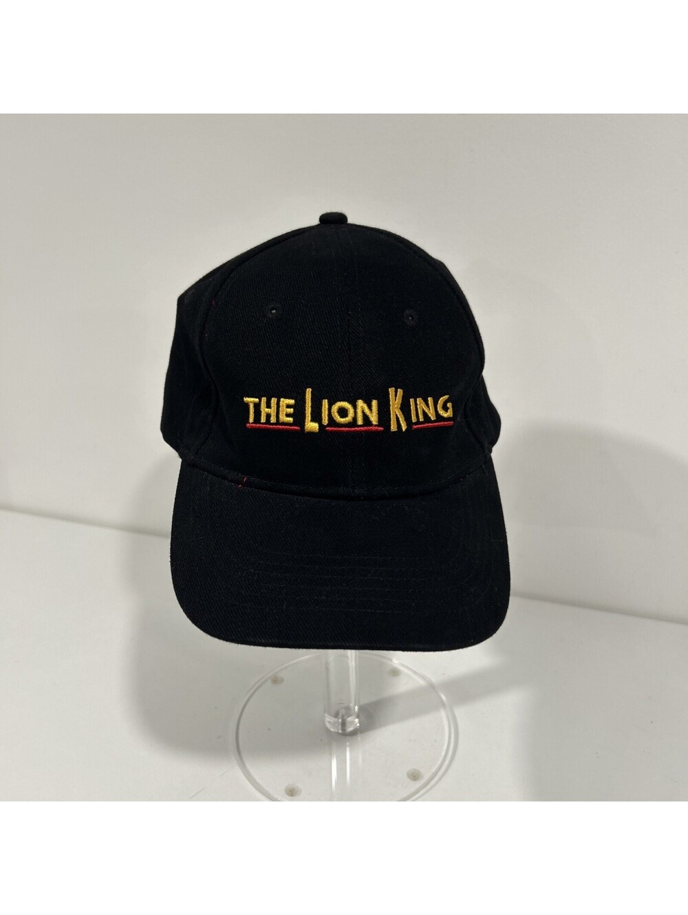 Vintage Disney The Lion King Black Cap Hat The Broadway Musical